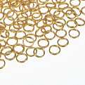 Колечки двойные из нерж. стали, 6 мм, 0,6 мм, Покрытие 18 kt (STL-060575)