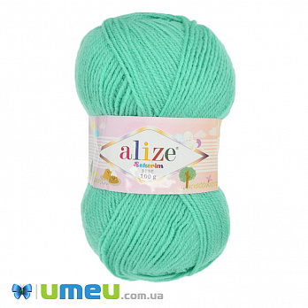 Пряжа Alize Sekerim Bebe 100 г, 320 м, Мятная 249, 1 моток (YAR-047456)