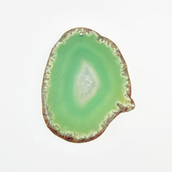 Срез Агата, Зеленый, 63х49 мм (POD-009225) Срез Агата, Зеленый, 63х49 мм (POD-009225)