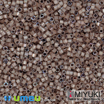 Бісер японський Miyuki Delica 11/0 DB680, Сатин бежевий (BIS-047480)