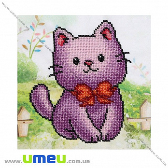 Набір для вишивання бісером VDV, Котик ТН-480, 17х17 см (SXM-031988)
