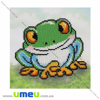 Схема для виш. бісером VDV, Жабка Т-497, 17х17 см (SXM-029282)
