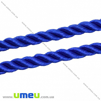 Шнур крученый, Синий, 5,5 мм, 1 м (LEN-010576)
