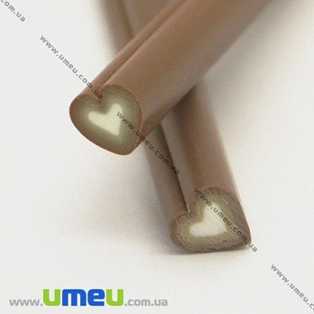 Паличка FIMO Серце коричневе, 50 мм (DIF-003558)
