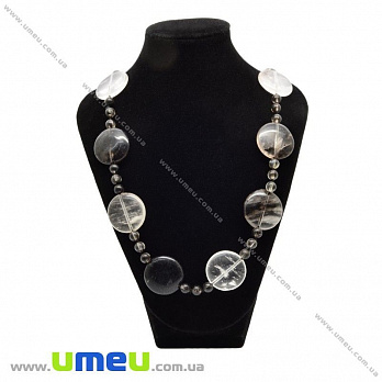 [Архів] Намиста з натурального каменю Кварц волосатик, 67 см (BUS-028736)