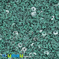 Пайетки Индия круглые плоские, 4 мм, Бирюзовые (PAI-041029)