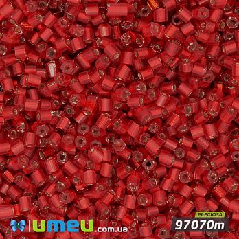 Бісер чеський Рубка 11/0, №97070m, Червоний блискучий матовий (BIS-044058)