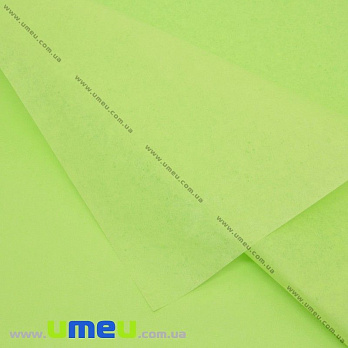 Бумага тишью, Салатовая светлая, 65х50 см, 1 лист (UPK-032748)
