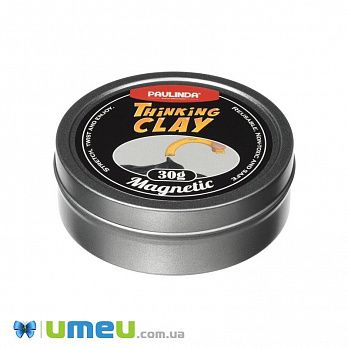 Умный пластилин Paulinda Thinking Clay Магнитный 30г (черный) (DIF-043406)