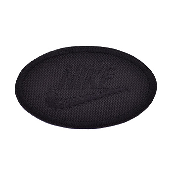 Термоаплікація Nike, 6х3,5 см, Чорна (APL-053345)
