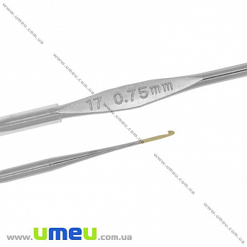Крючок для вязания стальной Tulip (Япония), 0,75 мм, 1 шт (YAR-023447)