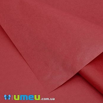 Бумага тишью, Красная темная, 65х50 см, 1 лист (UPK-032761)