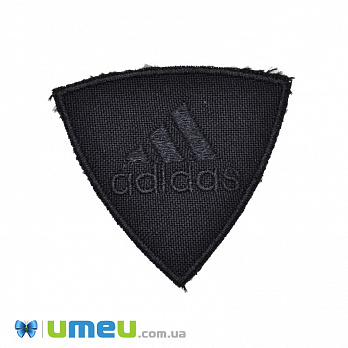 Термоаппликация Adidas, 5х5 см, Черная, 1 шт (APL-038232)