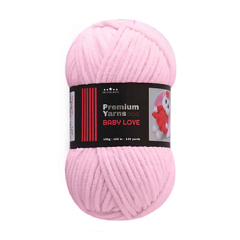 Пряжа Premium Yarn Baby Love 100 г, 120 м, Рожева 319 (YAR-056004)
