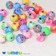 Бусина FIMO Кругла, 8 мм, Мікс, 1 шт (BUS-042734)