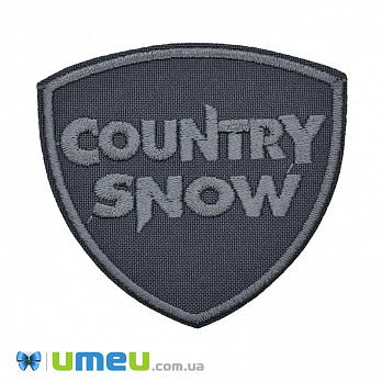 Термоаппликация Country Snow, 7х6,5 см, Серая, 1 шт (APL-038216)
