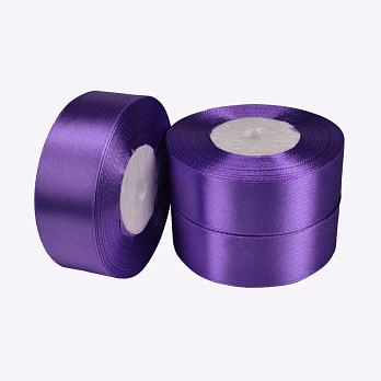 Атласна стрічка, 25 мм, Фіолетова (LEN-060311)