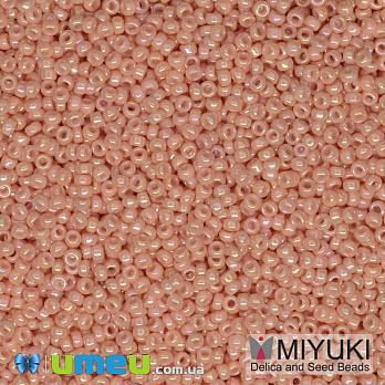 Бісер японський Miyuki круглий RR 15/0 №596, Персиковий (BIS-039803)