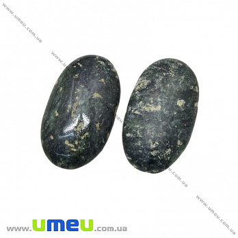 Кабошон нат. камінь Серпентин (Змійовик), Овал, 20х12 мм (KAB-028852)