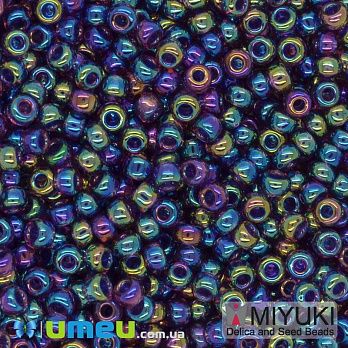 Бісер японський Miyuki круглий RR 11/0 №333, Ірис зелений (BIS-045588)