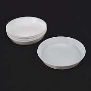 Лоточки кругле, Белые, 5,9х0,9cм (INS-039752)