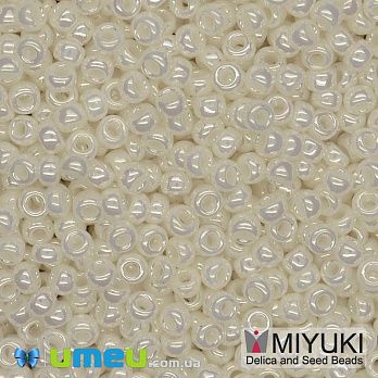 Бісер японський Miyuki круглий RR 11/0 №592, Молочний (BIS-045647)