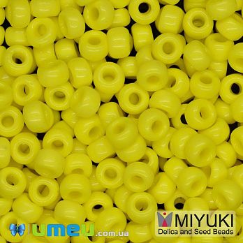 Бисер японский Miyuki круглый RR 6/0 №404, Желтый, 5 г (BIS-046015)