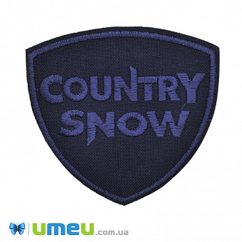 Термоаппликация Country Snow, 7х6,5 см, Синяя темная, 1 шт (APL-042372)