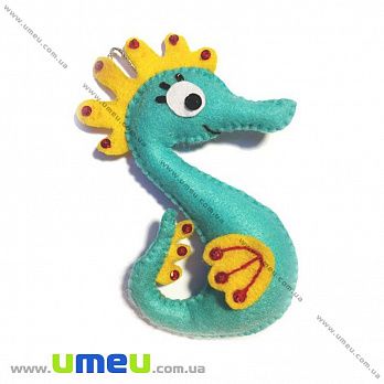 Набор из фетра для создания игрушки, Морской конёк ФН-75, 12,5х7 см, 1 набор (FLT-034869)