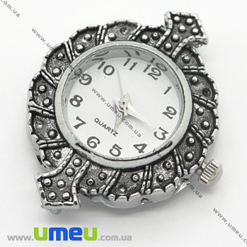[Архив] Часы для браслетов, Античное серебро, 32х24 мм, 1 шт (CLC-006111)
