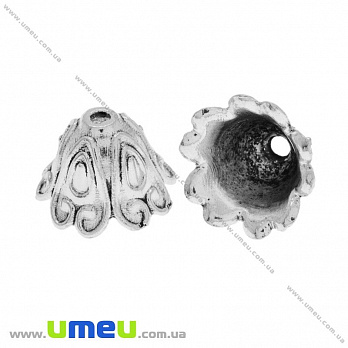 [Архів] Обіймач, Темне срібло, 11х15 мм (OBN-025859)