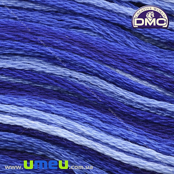 Мулине DMC 0121 Меланж синий, 8 м (DMC-034255)
