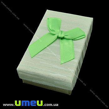 Подарункова коробочка Прямокутна, 8х4,5х2,5 см, Салатова (UPK-023135)