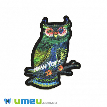 Аплікація пришивна Сова, 8х6 см (APL-042523)