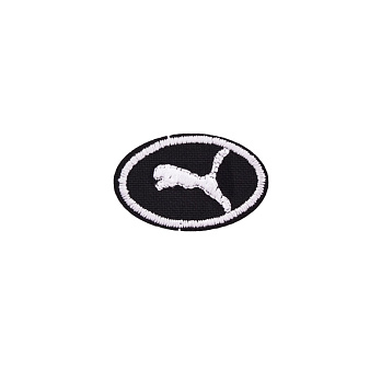 Термоаппликация Puma, 3х2 см, Черно-белая (APL-053397)