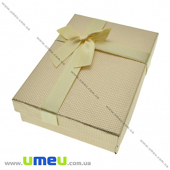 Подарочная коробочка Прямоугольная, 11х8х3 см, Золотистая, 1 шт (UPK-023177)