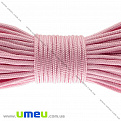 Шнур миникорд 2 мм, Розовый светлый, 1 м (LEN-020442)