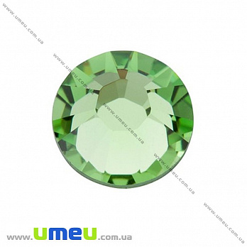 Стрази скляні неклейові SS8 (2,4 мм), Салатові (STR-005110)