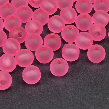 Намистини для сумок ОПТ, Акрилові матові, Круглі, 8 мм, Малинові (BUS-059783) Намистини для сумок ОПТ, Акрилові матові, Круглі, 8 мм, Малинові (BUS-059783)