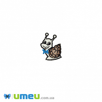 Термоаплікація дитяча Равлик, 3,5х2,5 см (APL-042437)