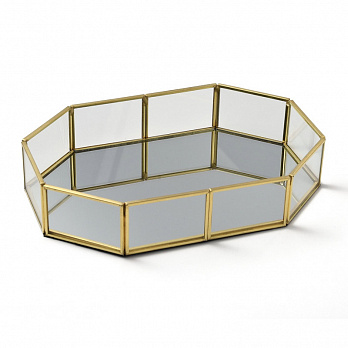 Органайзер для зберігання прикрас Восьмикутник, 210х140х40 мм (INS-051986)