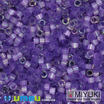 Бісер японський Miyuki Delica 11/0 DB1810, Сатин фіолетовий (BIS-045518)