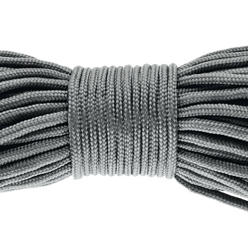 Шнур миникорд 2 мм, Серый (LEN-020452)