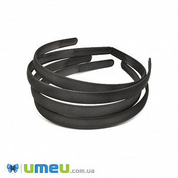 Обруч пластиковий з каучуковим покриттям, 12 мм, Сірий (OSN-041244)