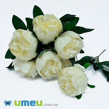 [Архів] Півонія тканинна, 80 мм, Молочний (DIF-044983)