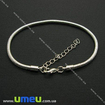 [Архів] Основа для браслета PANDORA, Світле срібло, 20 cм (OSN-004159)