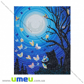 Схема для виш. бісером VDV, Котик-чарівник Т-791, 24х20,5 см (SXM-029315)