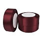 Атласная лента, 30 мм, Бордовая (LEN-061095)