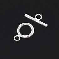 Тогл из нержавеющей стали, 18х16 мм, Светлое серебро (STL-060822)