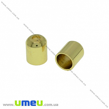 Ковпачок металевий, 5х4 мм, Золото (OBN-031795)